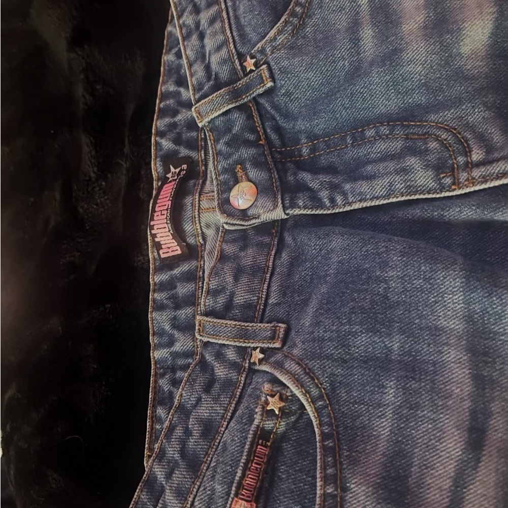 Bubblegum Blue Flare Denim Jeans